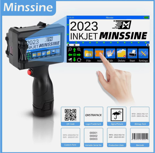 Handheld inkjet printer - printer, gun