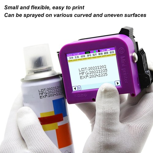 Handheld inkjet printer - ↑handheld,