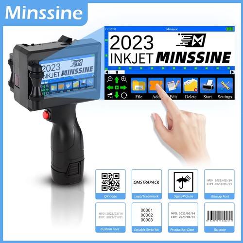Handheld inkjet printer - printer, gun