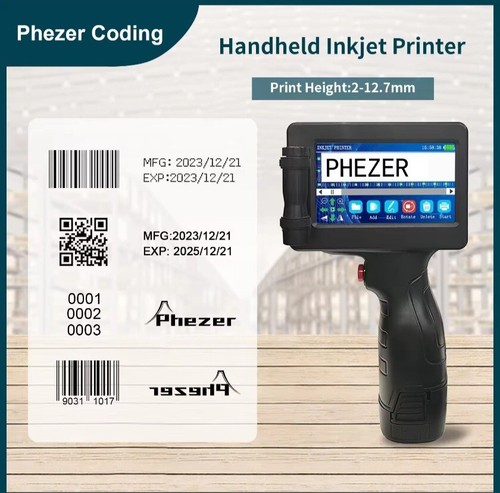 Handheld inkjet printer gun - printer,