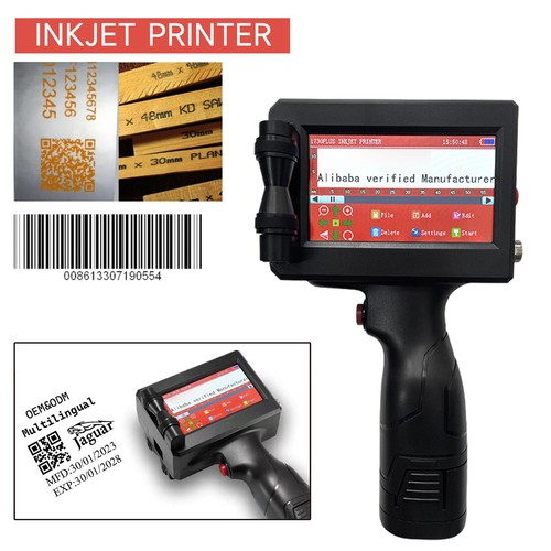 Handheld inkjet printer - handheld, label