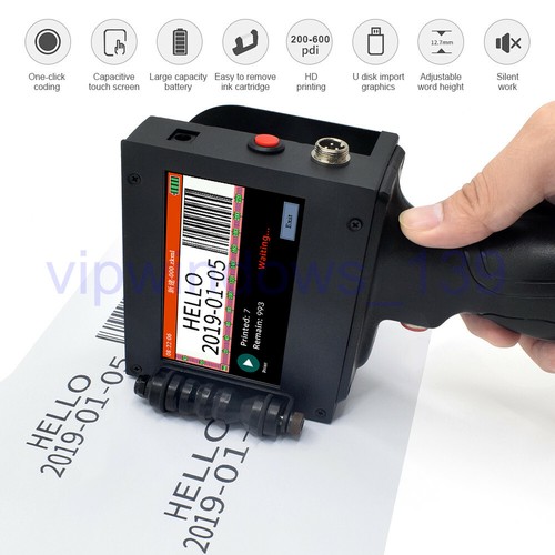 Handheld inkjet jet printer - jet,