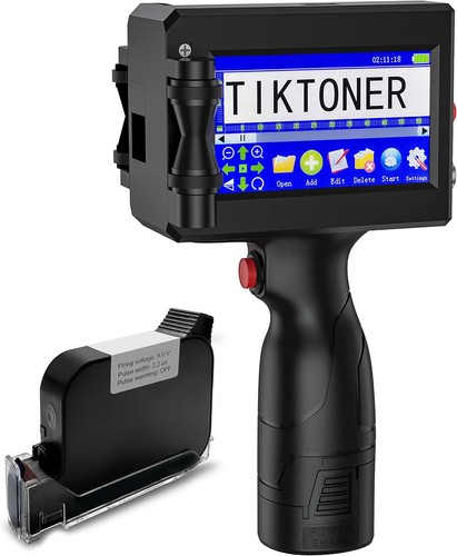 Handheld inkjet printer with - handheld,