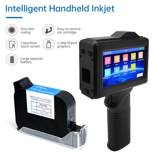 Handheld inkjet printer - handheld, label